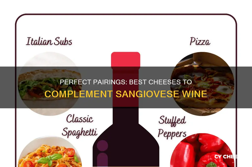 what cheese goes good with sangiovese