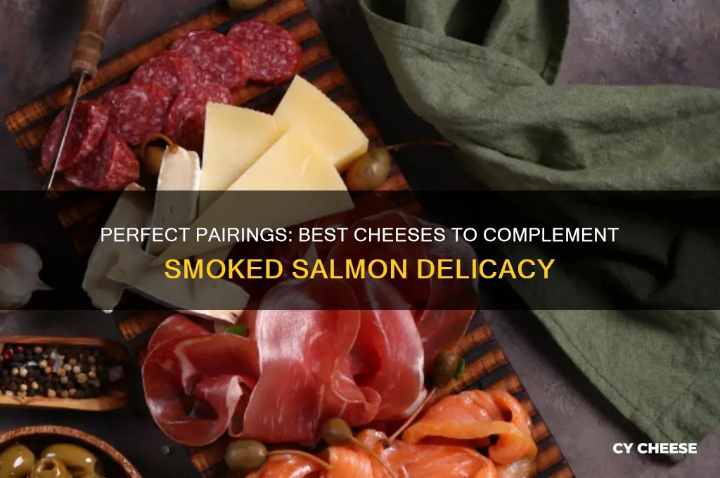 what cheese goes good with smoked salmon
