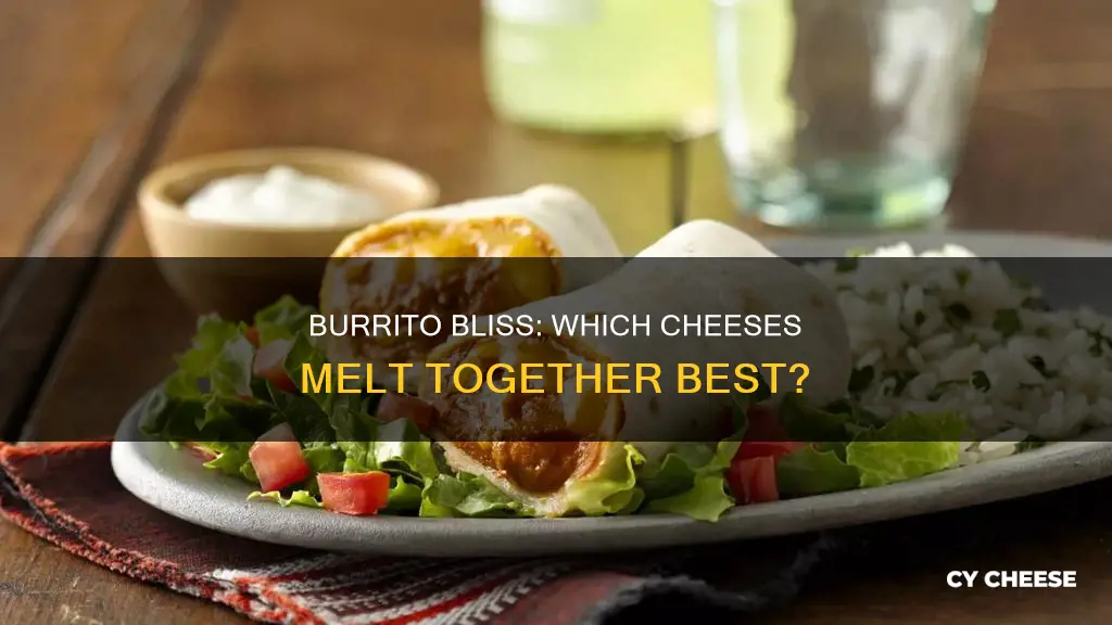 what cheese goes in a burrito