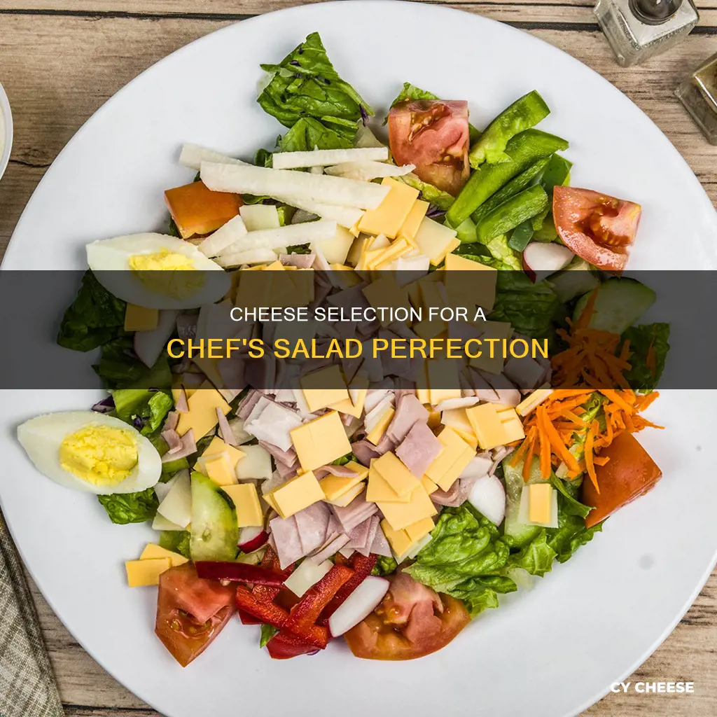 what cheese goes in a chef salad