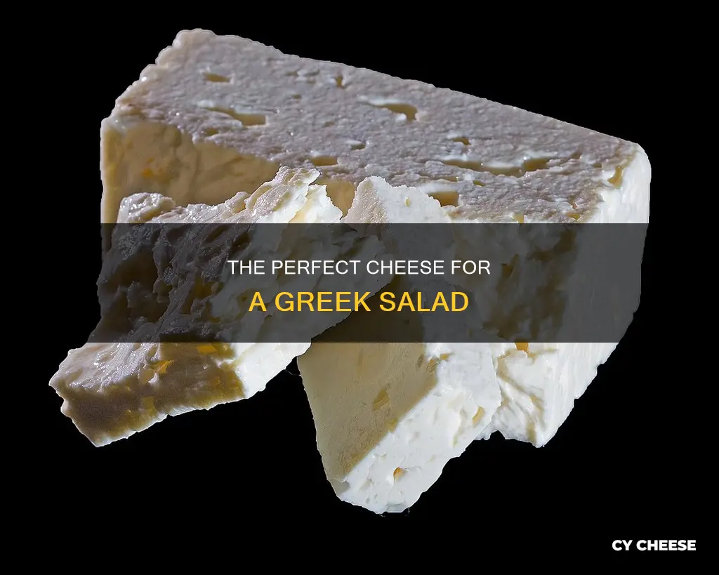 what cheese goes in a greek salad