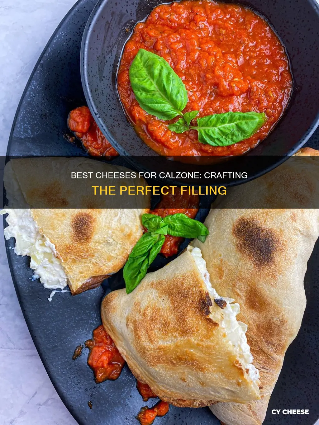 what cheese goes in calzone