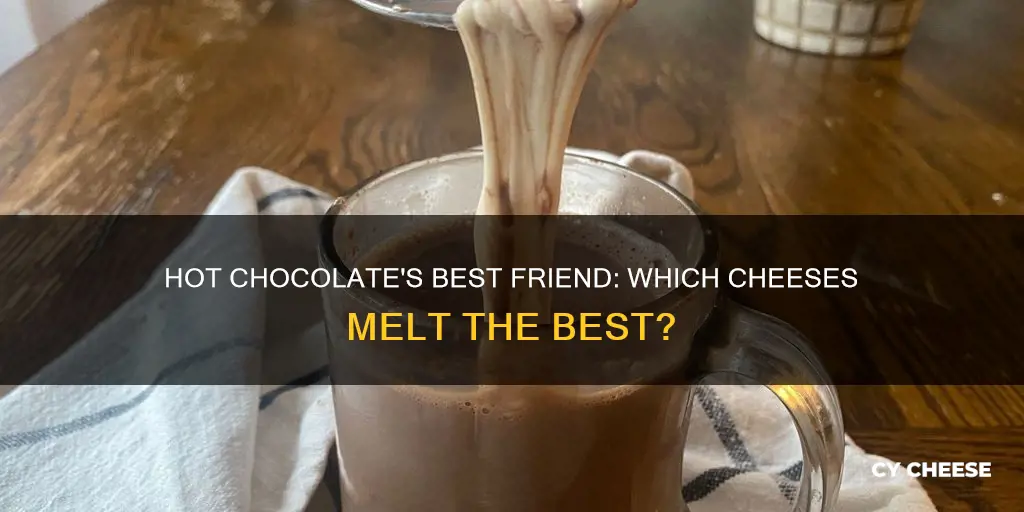 what cheese goes in hot chocolate