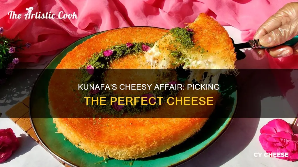 what cheese goes in kunafa