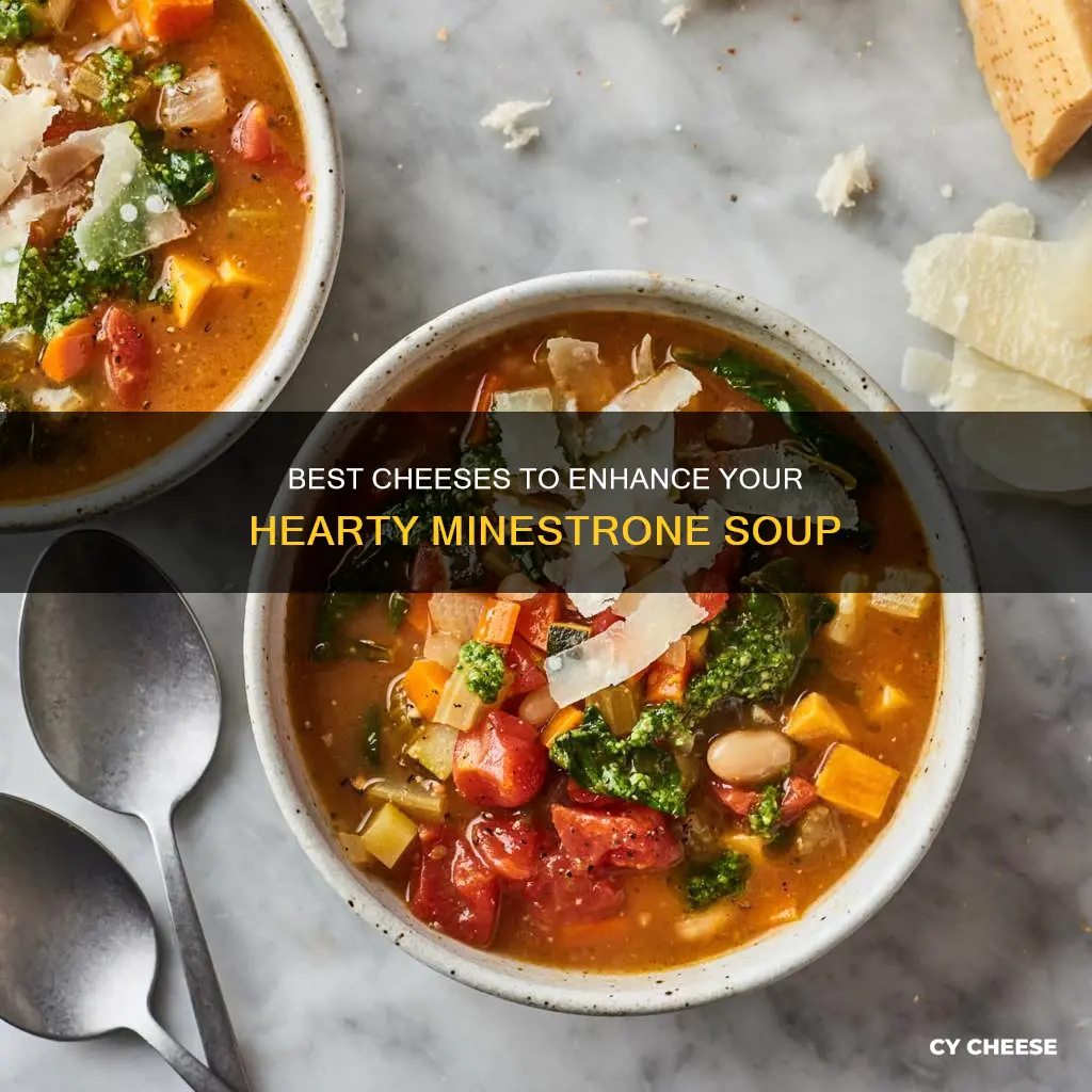 what cheese goes in minestrone soup