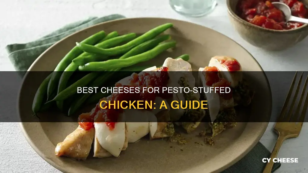 what cheese goes in pesto stuffed chcken