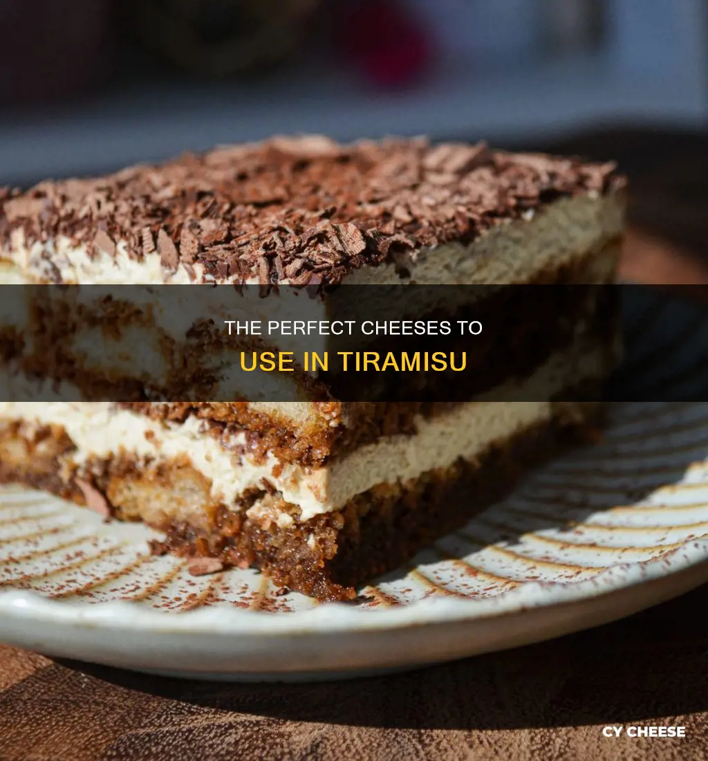 what cheese goes in tiramisu