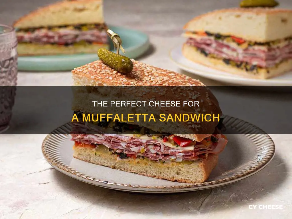 what cheese goes on a muffaletta