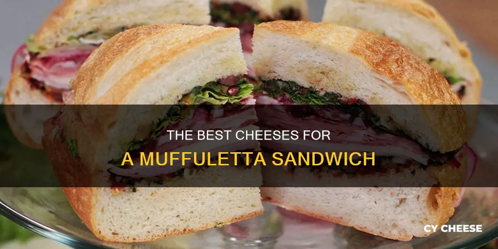 what cheese goes on a muffuletta