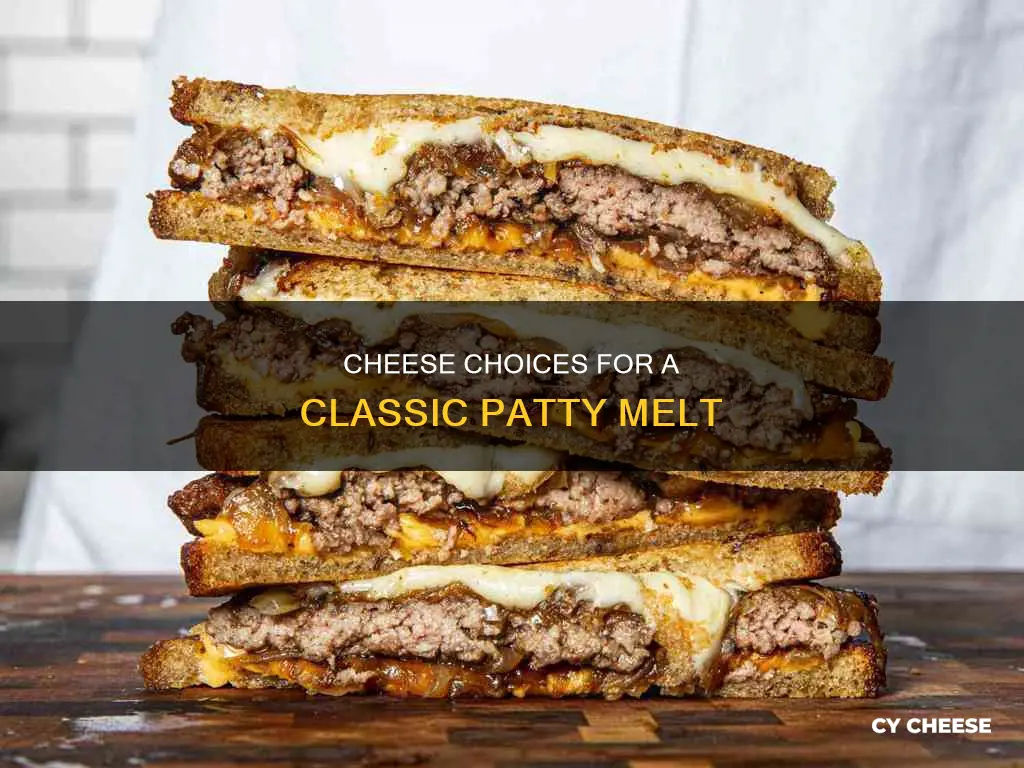 what cheese goes on a patty melt