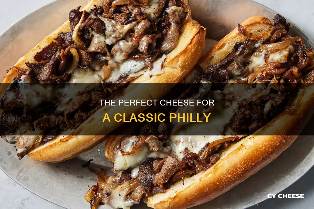 what cheese goes on a philly