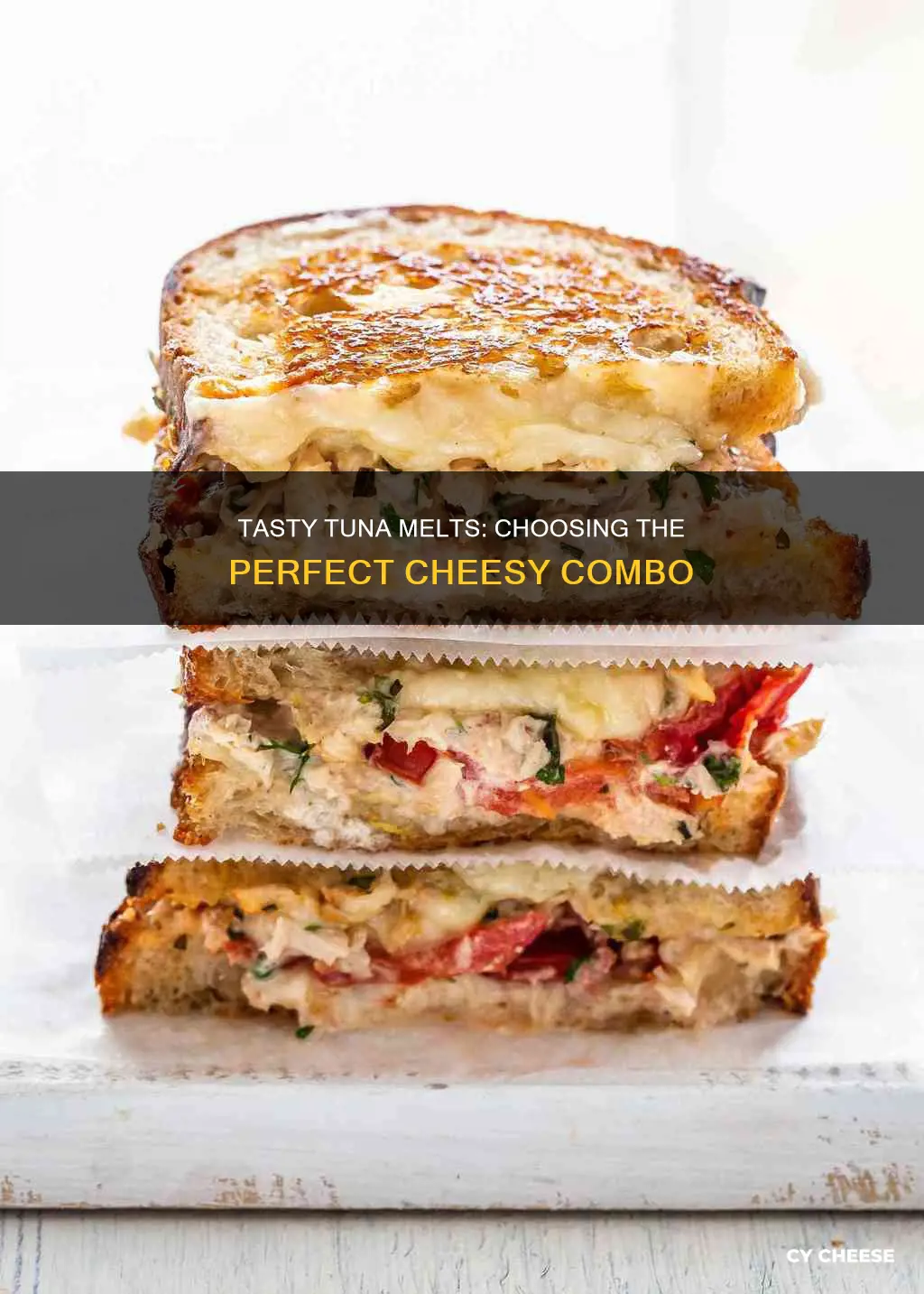 what cheese goes on a tuna melt