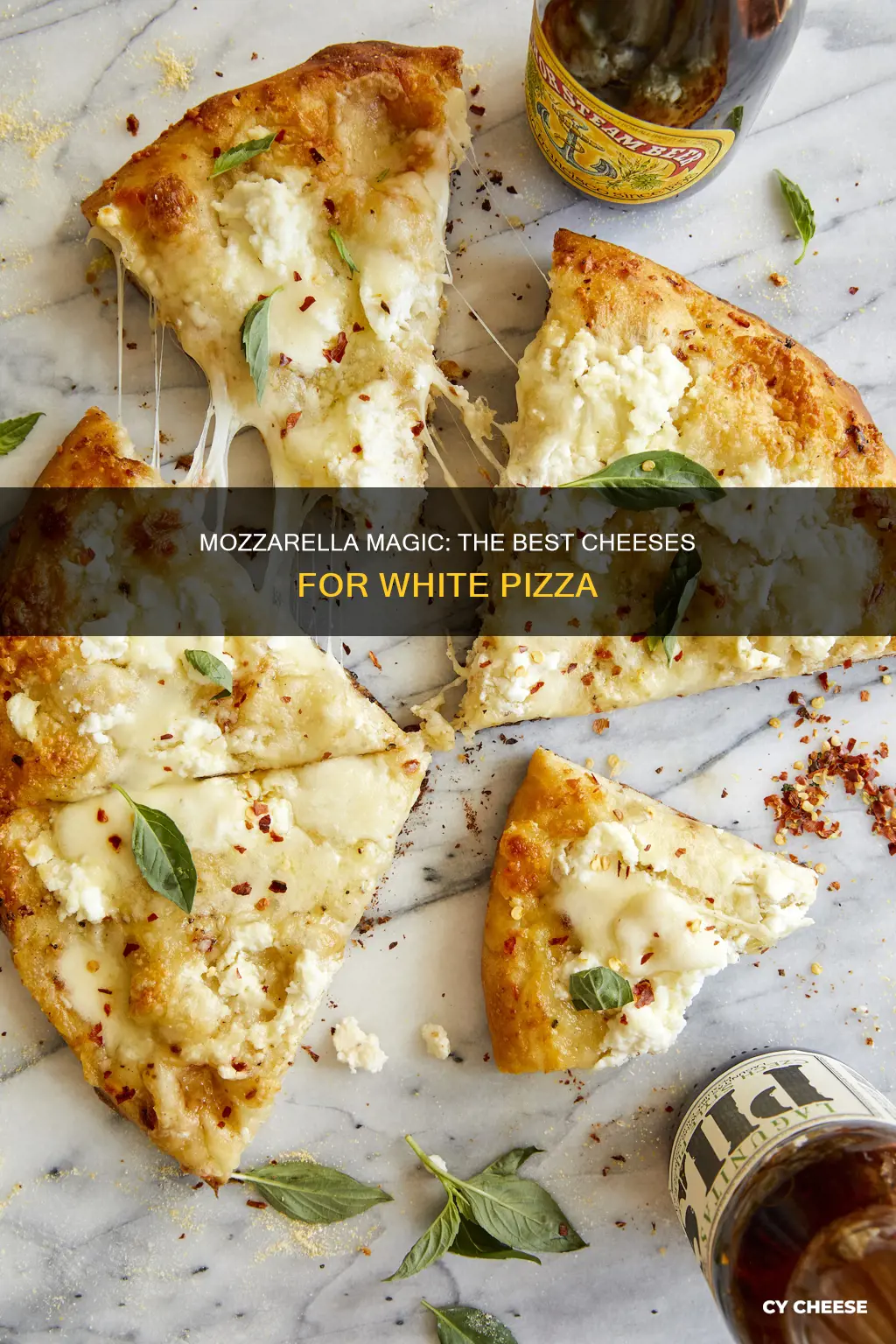 what cheese goes on a white pizza