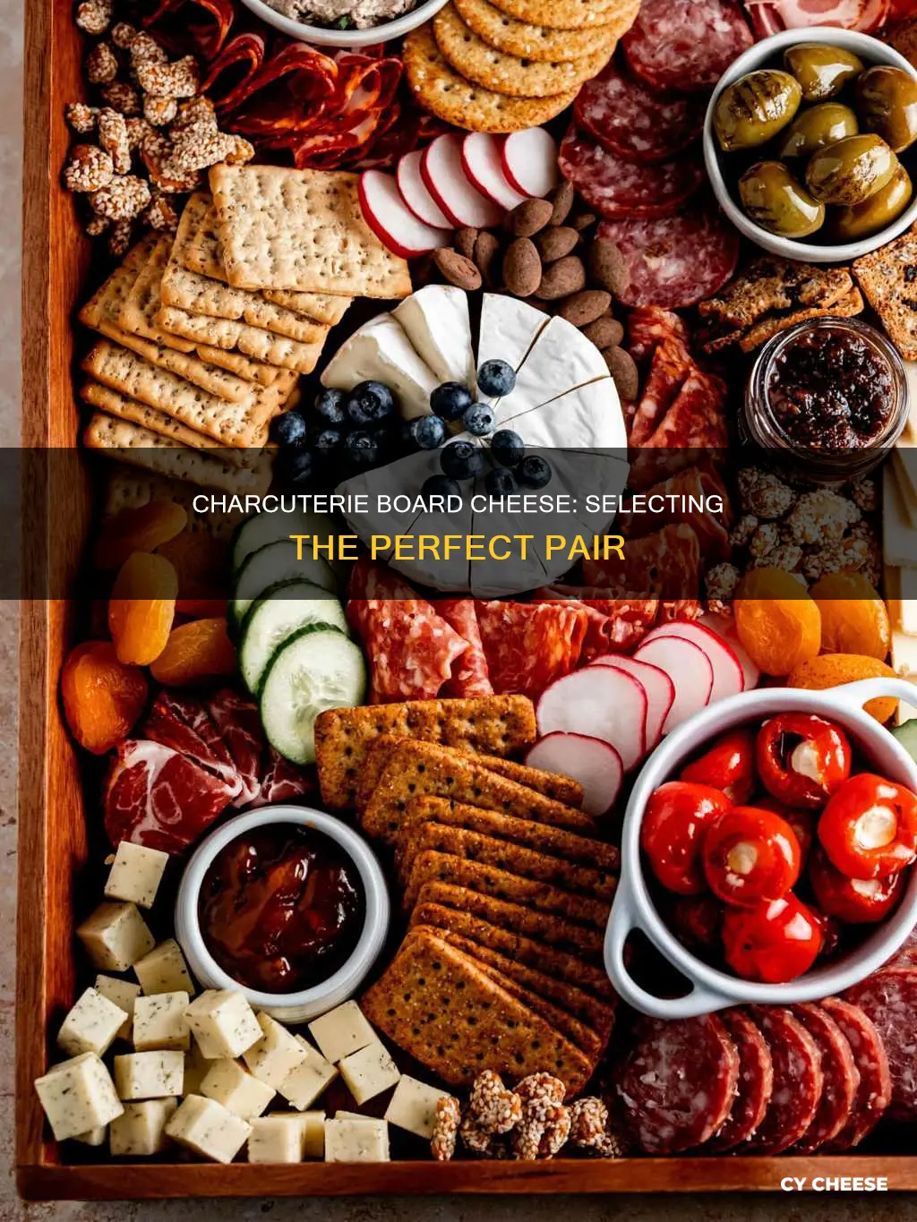 what cheese goes on charcuterie board