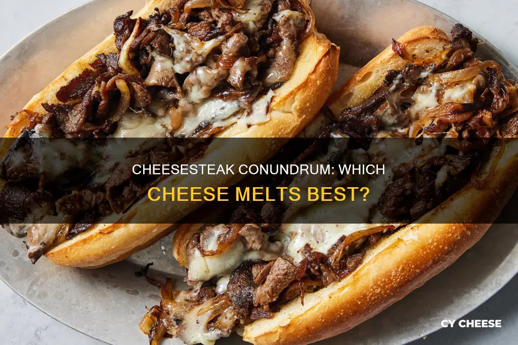 what cheese goes on cheesesteak