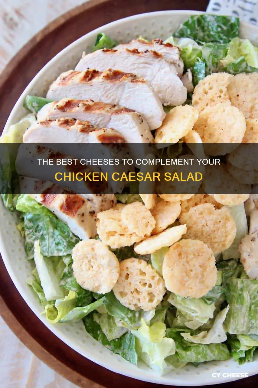 what cheese goes on chicken caesar salad