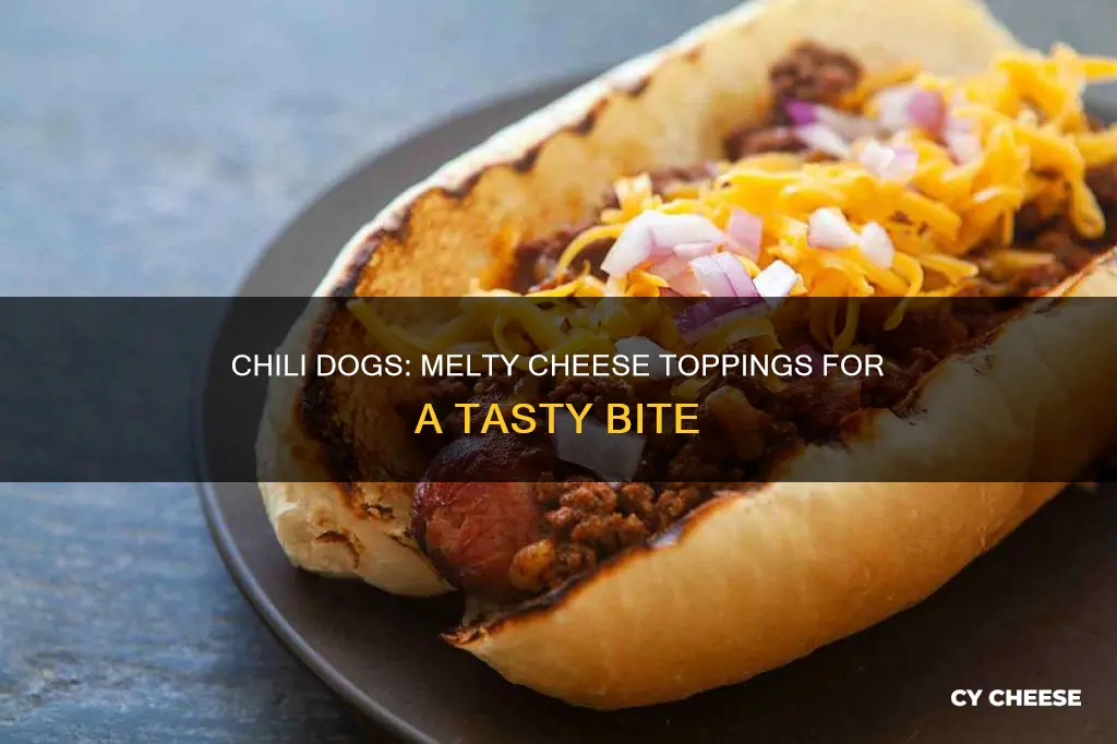 what cheese goes on chili dogs