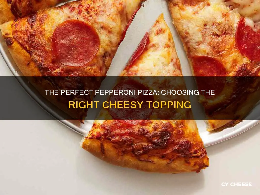 what cheese goes on pepperoni pizza