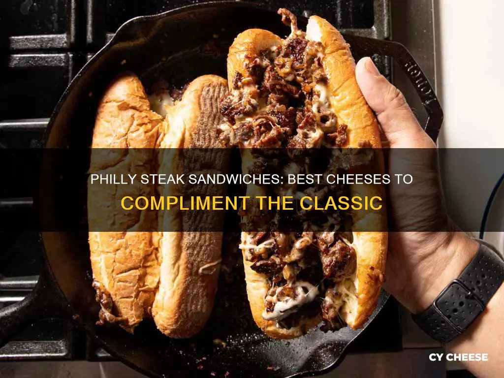 what cheese goes on philly steak sandwiches