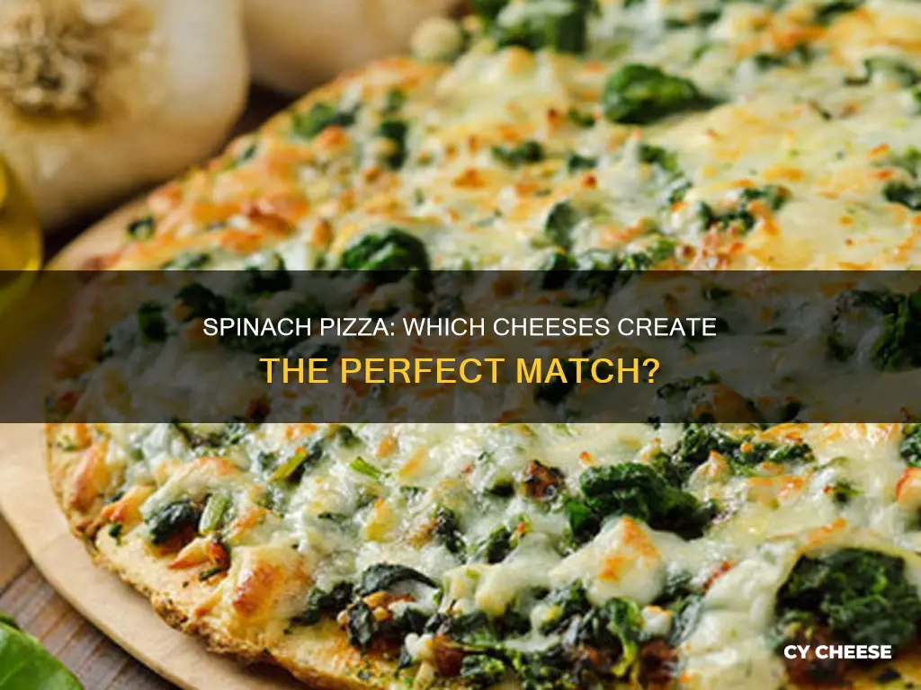 what cheese goes on spinach pizza