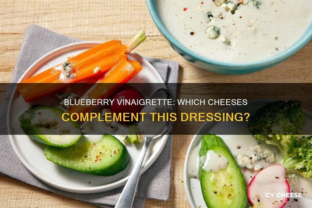 what cheese goes well with a blueberry vinaigrette