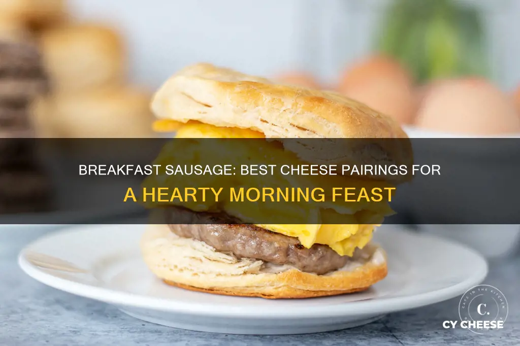 what cheese goes well with breakfast sausage