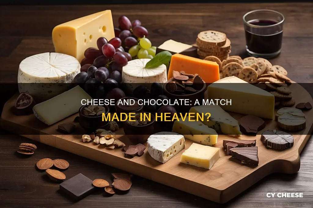 what cheese goes well with chocolate