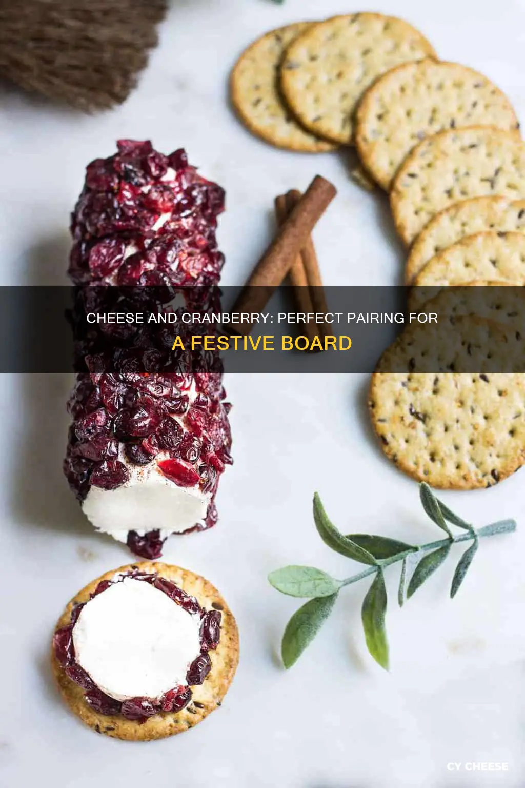 what cheese goes well with cranberries