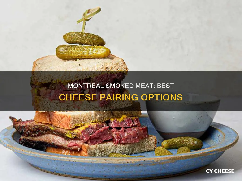 what cheese goes well with montreal smoked meat