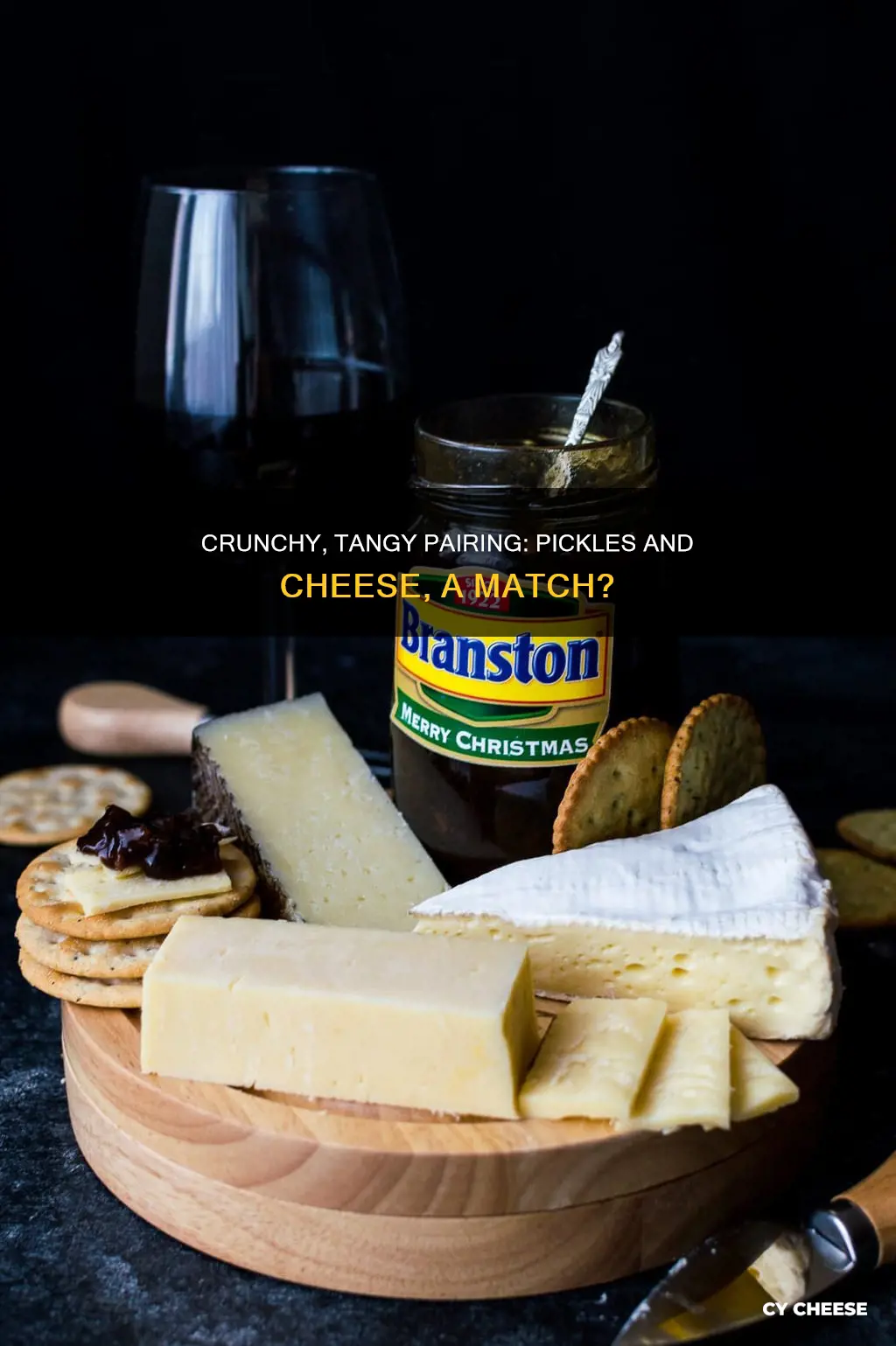 what cheese goes well with pickles