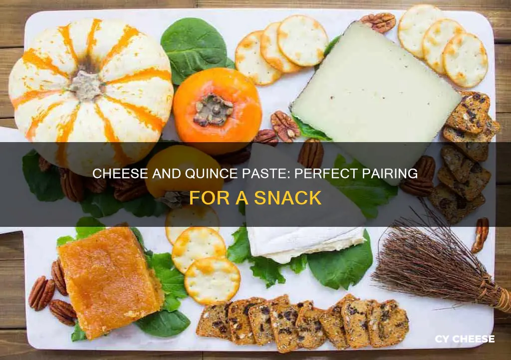 what cheese goes well with quince paste