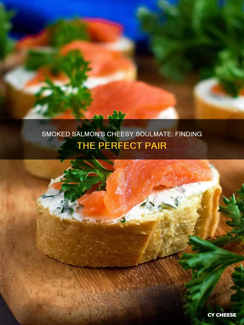 what cheese goes well with smoked salmon