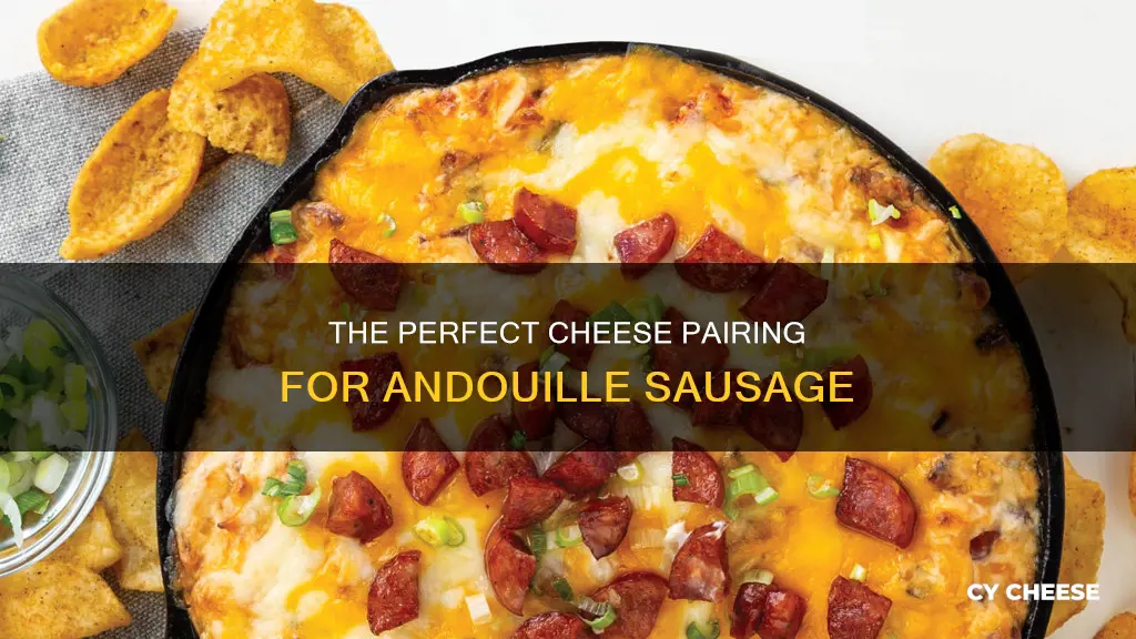 what cheese goes with andouille sausage