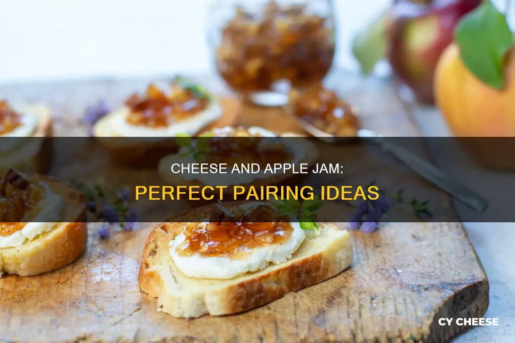 what cheese goes with apple jam