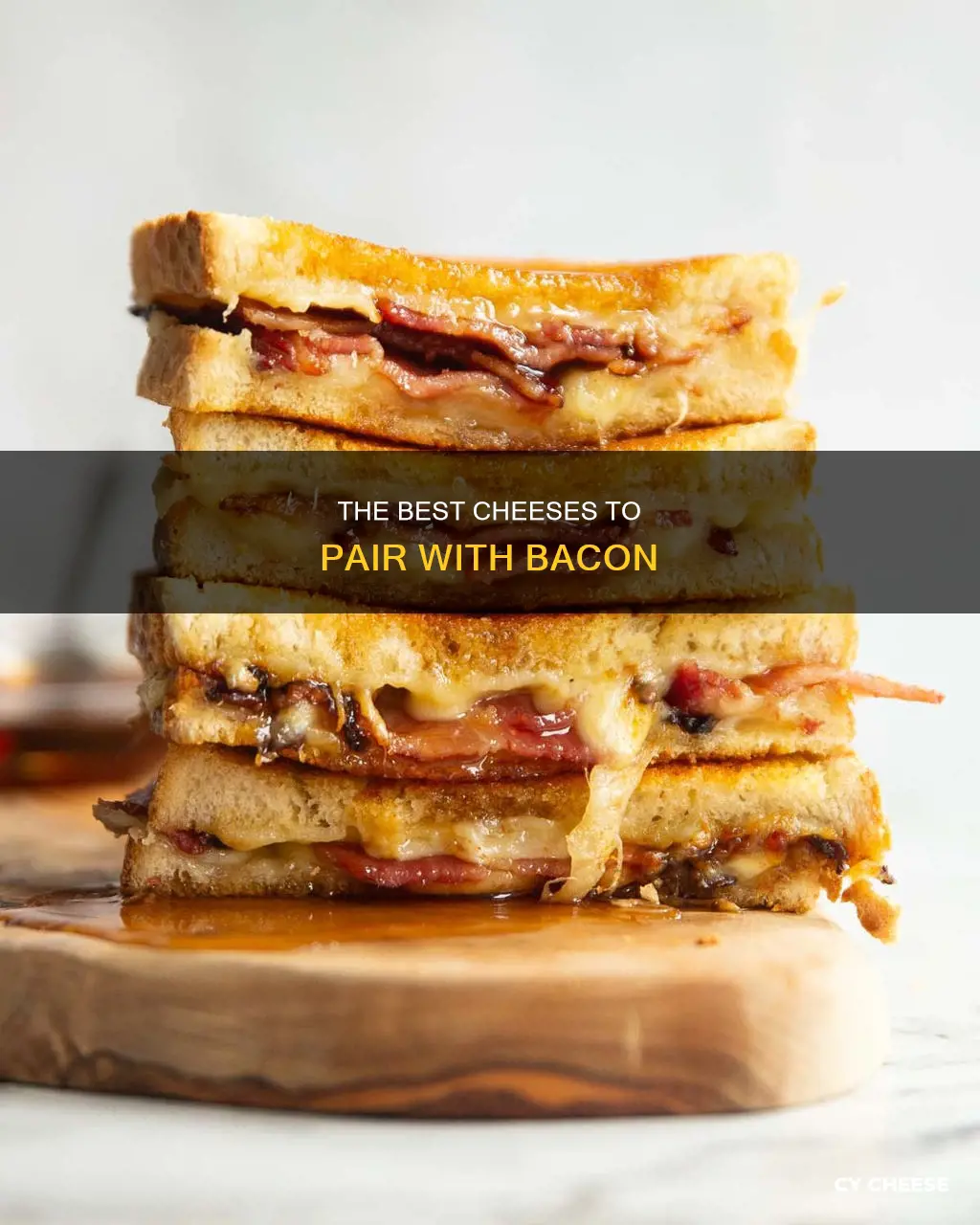 what cheese goes with bacon