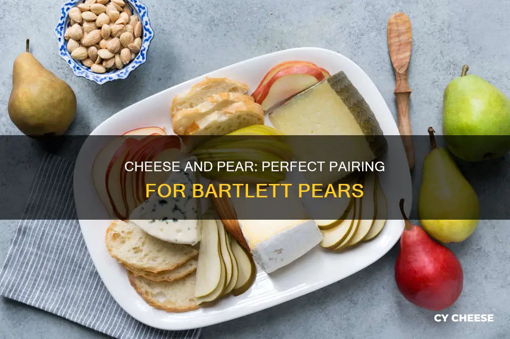 what cheese goes with bartlett pears