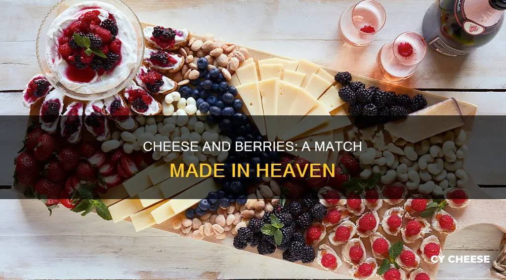 what cheese goes with berries