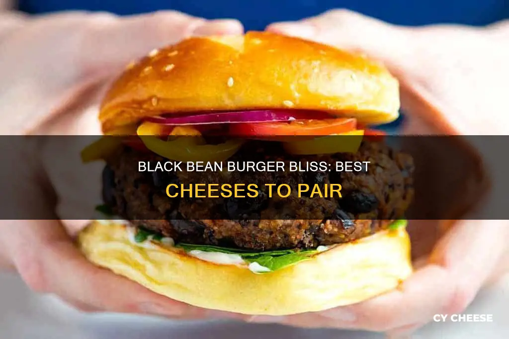 what cheese goes with black bean burgers