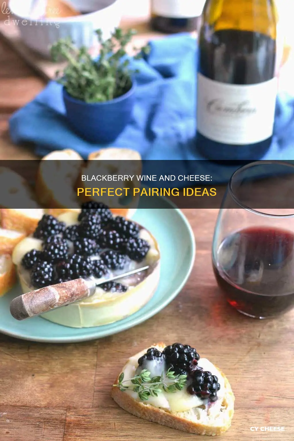 what cheese goes with blackberry wine