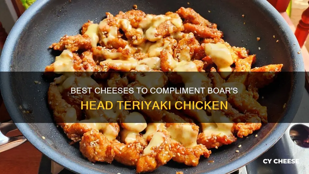 what cheese goes with boars head teriyaki chicken