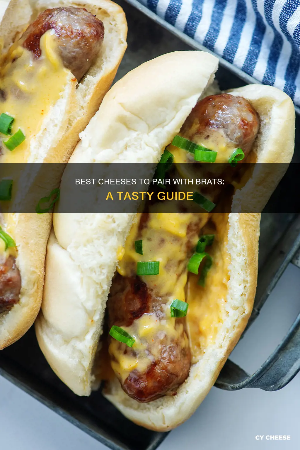 what cheese goes with brats