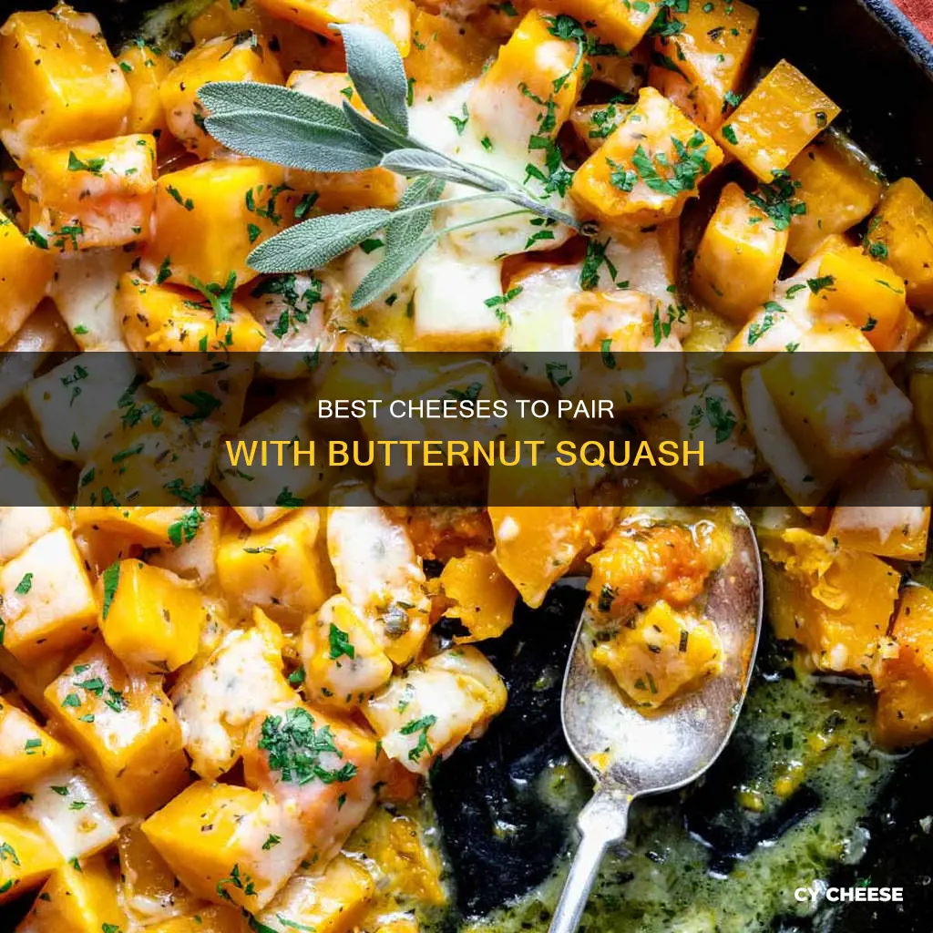 what cheese goes with butternut squash