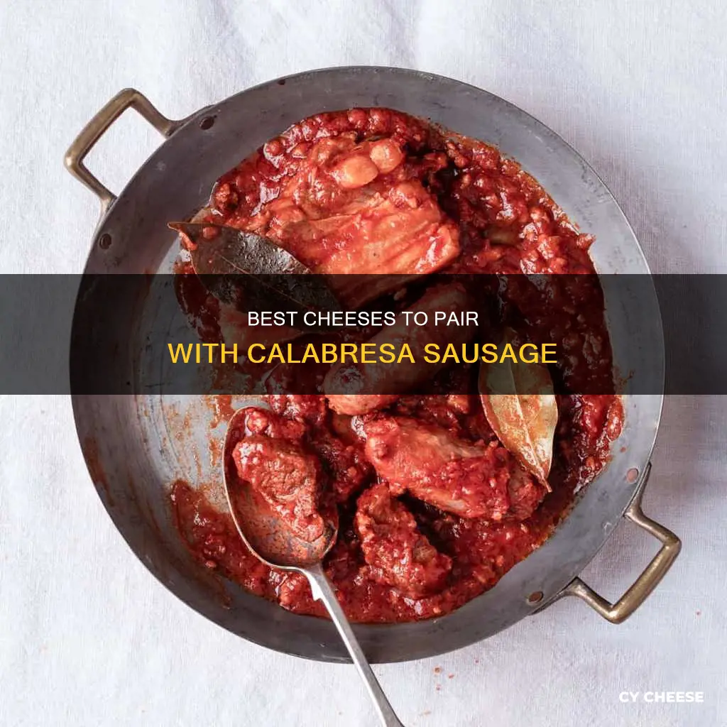 what cheese goes with calabresa sausage