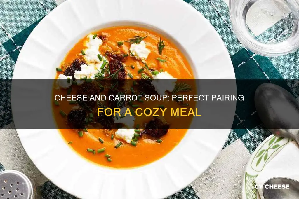 what cheese goes with carrot soup