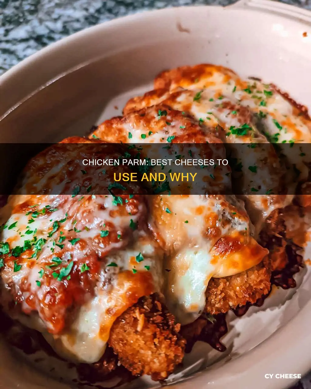 what cheese goes with chicken parm