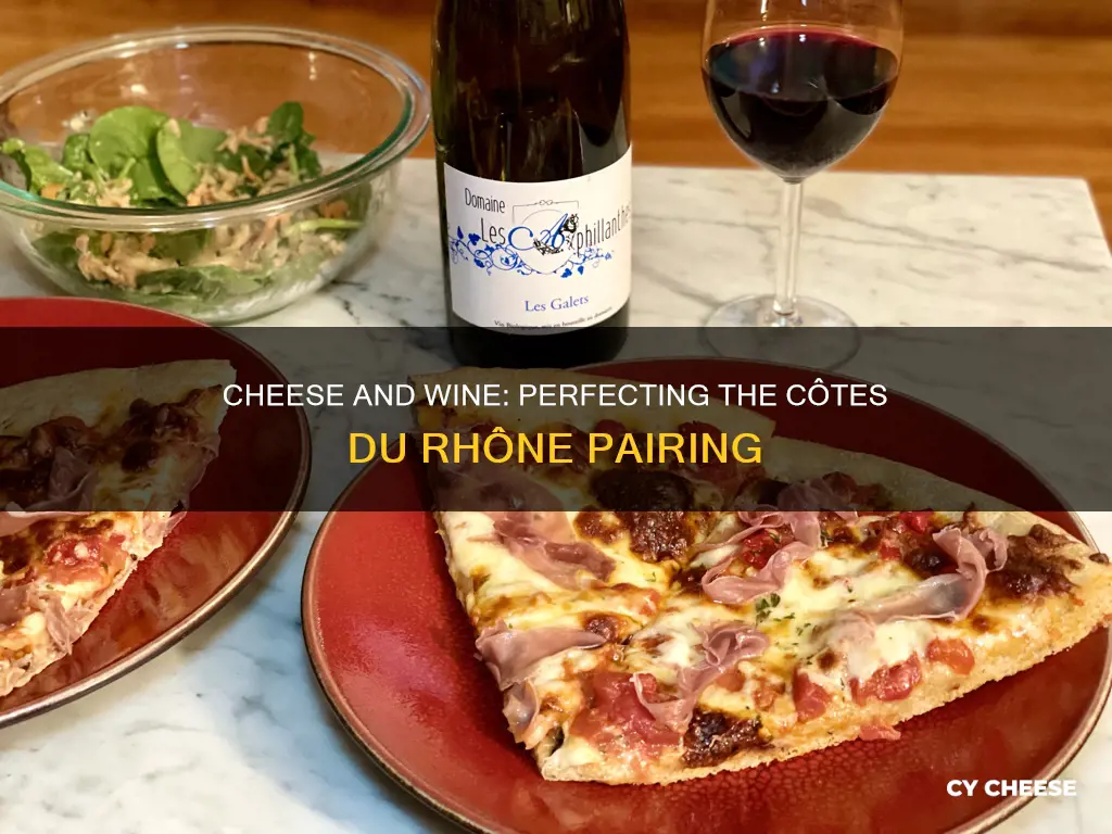 what cheese goes with cotes du rhone