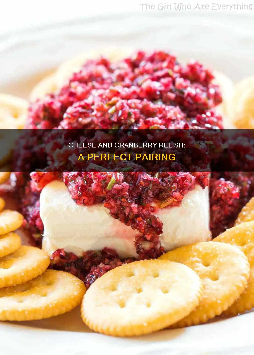 what cheese goes with cranberry relish