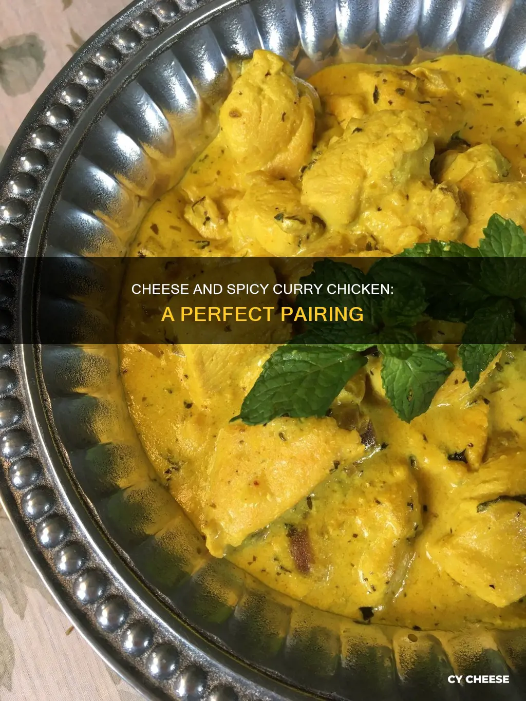 what cheese goes with curry chicken