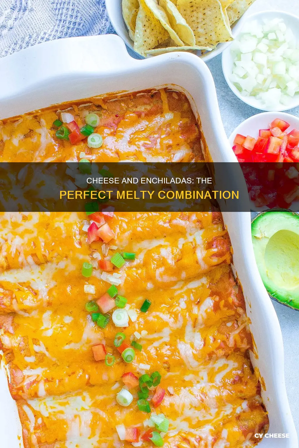 what cheese goes with enchiladas