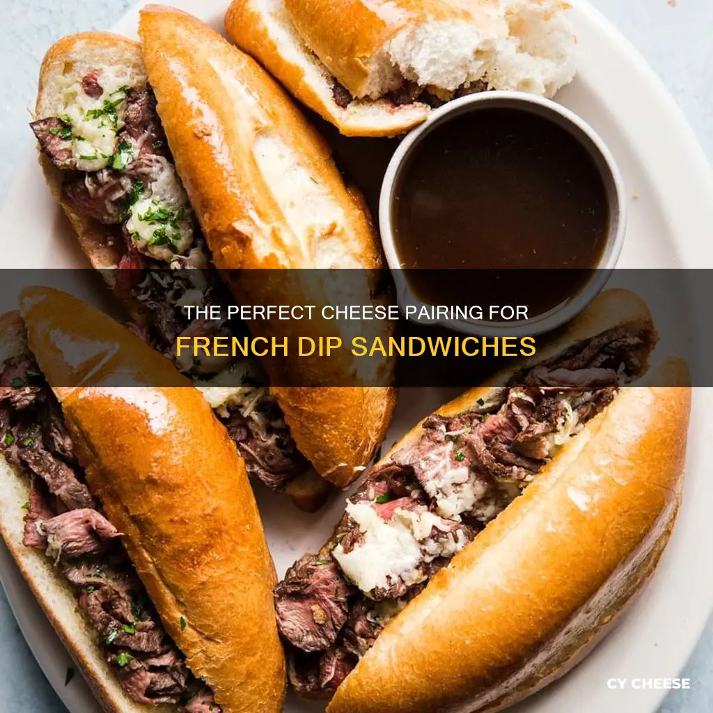 what cheese goes with french dip sandwiches